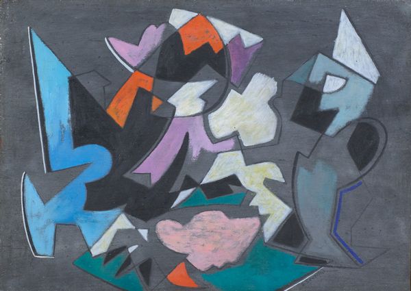 Gino Severini : Crabe rose sur papier vert  - Asta Arte Moderna e Contemporanea  - Associazione Nazionale - Case d'Asta italiane