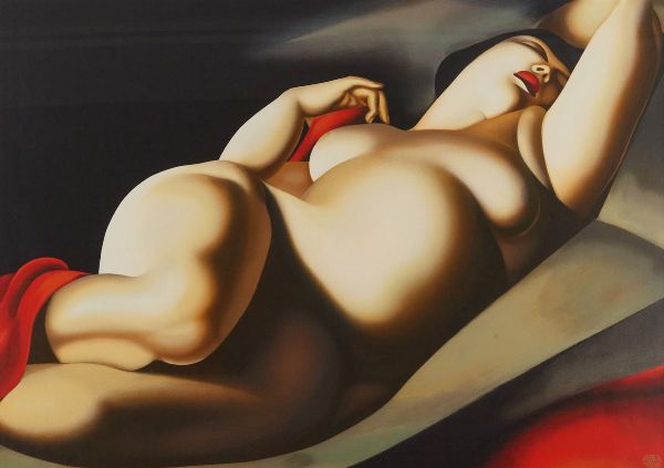 Tamara  De Lempicka : La bella Raffaella  - Asta Arte Moderna e Contemporanea  - Associazione Nazionale - Case d'Asta italiane