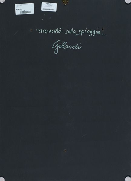 Piero Gilardi : Aranceto sulla spiaggia  - Asta Arte Moderna e Contemporanea  - Associazione Nazionale - Case d'Asta italiane