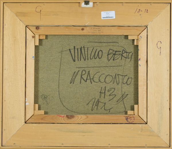 Vinicio Berti : Racconto H3  - Asta Arte Moderna e Contemporanea  - Associazione Nazionale - Case d'Asta italiane