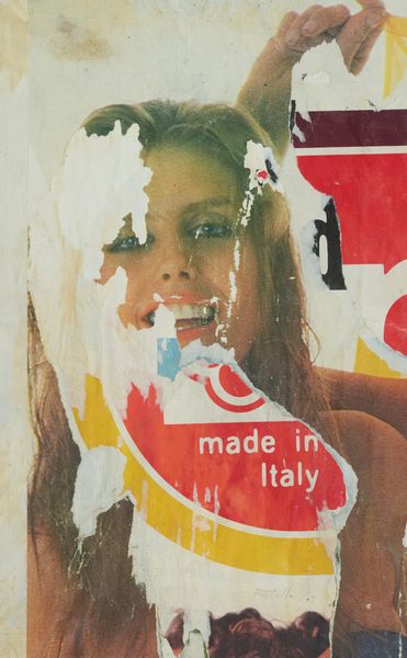 MIMMO ROTELLA : Senza titolo 'Made in Italy'  - Asta Arte Moderna e Contemporanea  - Associazione Nazionale - Case d'Asta italiane