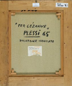 FABRIZIO PLESSI : Per Czanne  - Asta Arte Moderna e Contemporanea  - Associazione Nazionale - Case d'Asta italiane