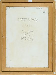 REMO SQUILLANTINI : Concertino  - Asta Arte Moderna e Contemporanea  - Associazione Nazionale - Case d'Asta italiane