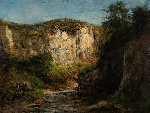 Gustave Courbet : Rochers d'Ornans  - Asta Importanti Dipinti e Sculture / Arte Figurativa tra XIX e XX Secolo - Associazione Nazionale - Case d'Asta italiane