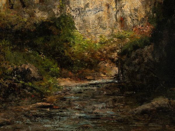 Gustave Courbet : Rochers d'Ornans  - Asta Importanti Dipinti e Sculture / Arte Figurativa tra XIX e XX Secolo - Associazione Nazionale - Case d'Asta italiane