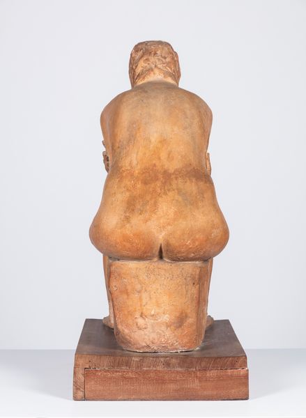 Napoleone Martinuzzi : Nudo femminile seduto  - Asta Importanti Dipinti e Sculture / Arte Figurativa tra XIX e XX Secolo - Associazione Nazionale - Case d'Asta italiane