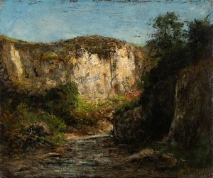 Gustave Courbet - Rochers d'Ornans