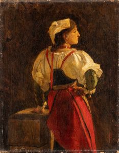 Federico Faruffini - Popolana