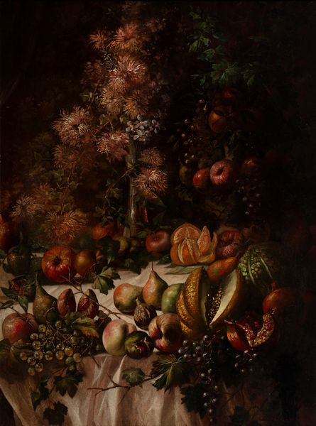 Giorgio Lucchesi : Trionfo di fiori e frutta  - Asta Dipinti, Sculture e Grafiche / Arte Figurativa tra XIX e XX Secolo - Associazione Nazionale - Case d'Asta italiane