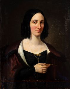 Attribuito a Adeodato Malatesta (Modena 1806 - 1891) - Ritratto femminile