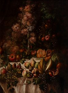 Giorgio Lucchesi - Trionfo di fiori e frutta