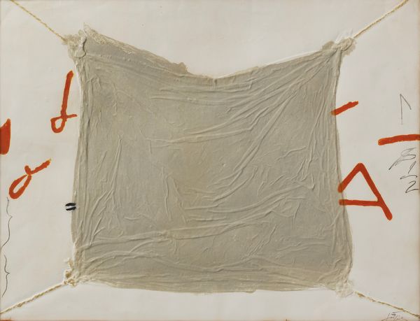 Antoni Tapies : Mocador lligat  - Asta Arte Moderna e Contemporanea - Associazione Nazionale - Case d'Asta italiane