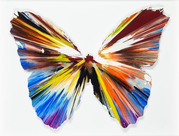 Damien Hirst : Butterfly Spin Painting  - Asta Arte Moderna e Contemporanea - Associazione Nazionale - Case d'Asta italiane