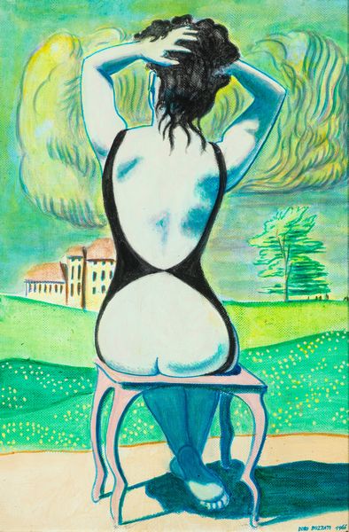 Dino Buzzati : Topless  - Asta Arte Moderna e Contemporanea - Associazione Nazionale - Case d'Asta italiane