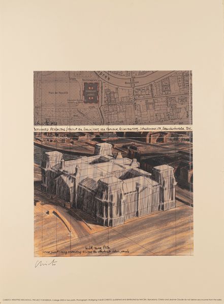 Christo : Wrapped Reichstag  - Asta Grafica Internazionale e Multipli d'Autore - Associazione Nazionale - Case d'Asta italiane