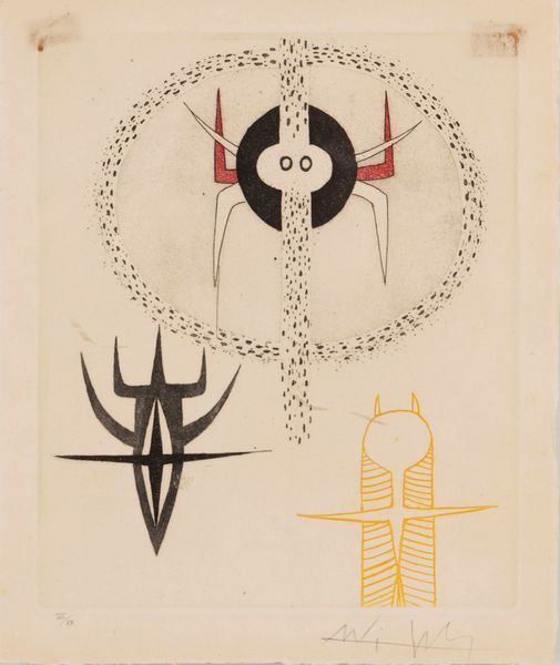 Wifredo Lam : Composizione  - Asta Grafica Internazionale e Multipli d'Autore - Associazione Nazionale - Case d'Asta italiane