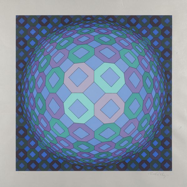 VICTOR VASARELY : Okta-Pos  - Asta Grafica Internazionale e Multipli d'Autore - Associazione Nazionale - Case d'Asta italiane