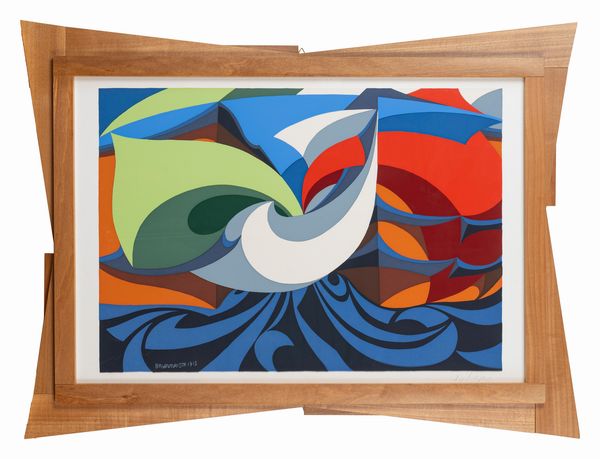 Giacomo Balla : Forme grido Viva l'Italia  - Asta Grafica Internazionale e Multipli d'Autore - Associazione Nazionale - Case d'Asta italiane