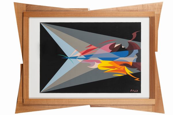 Giacomo Balla : Scienza contro oscurantismo  - Asta Grafica Internazionale e Multipli d'Autore - Associazione Nazionale - Case d'Asta italiane