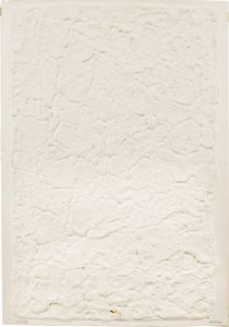 Alberto Burri - Cretto bianco (Prima pagina del libro Variazioni)