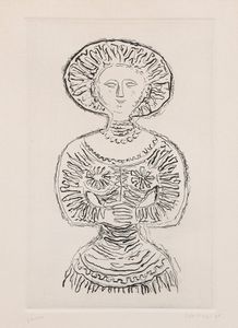 Massimo Campigli - Figura di donna