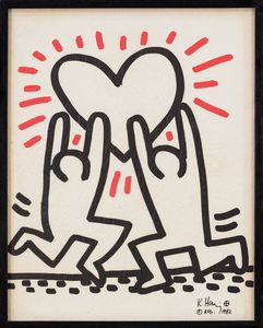 Keith Haring - Bayer Suite completa e lucchetto prodotto per Sali-Adalat