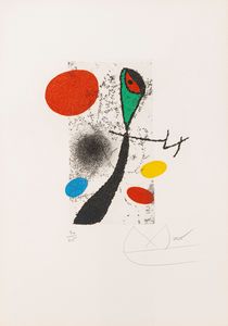 Joan Mirò - Le Vent Parmi les Roseaux