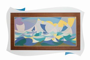 Giacomo Balla - Linee forza di mare (Mattutino)