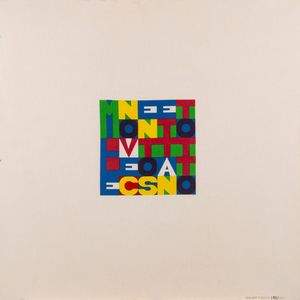 ALIGHIERO BOETTI - Millenovecentosettantotto