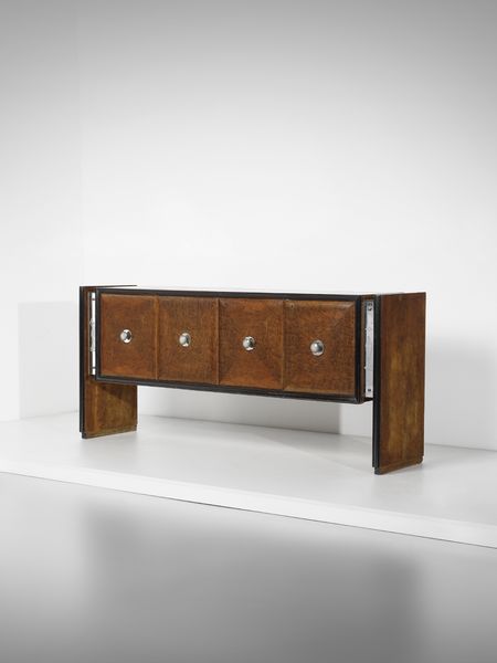 MANIFATTURA ITALIANA : Credenza a quattro ante  - Asta Asta 494 | DESIGN E ARTI DECORATIVE DEL NOVECENTO Online - Associazione Nazionale - Case d'Asta italiane