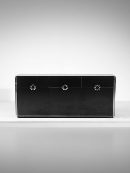 RIZZO WILLY (1928 - 2013) : Credenza mod. Savage per Mario Sabot, Udine  - Asta Asta 494 | DESIGN E ARTI DECORATIVE DEL NOVECENTO Online - Associazione Nazionale - Case d'Asta italiane