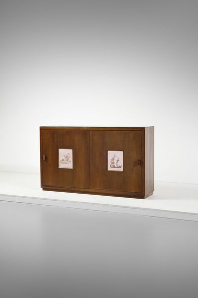 BORSANI OSVALDO (1911 - 1985) : Credenza ad ante scorrevoli  - Asta Asta 494 | DESIGN E ARTI DECORATIVE DEL NOVECENTO Online - Associazione Nazionale - Case d'Asta italiane