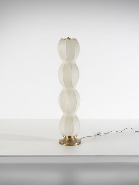 MANIFATTURA ITALIANA : Lampada da terra  - Asta Asta 494 | DESIGN E ARTI DECORATIVE DEL NOVECENTO Online - Associazione Nazionale - Case d'Asta italiane