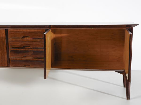 PARISI ICO (1916 - 1996) : Credenza a quattro ante e cassetti per Fratelli Rizzi, Intimiano  - Asta Asta 494 | DESIGN E ARTI DECORATIVE DEL NOVECENTO Online - Associazione Nazionale - Case d'Asta italiane