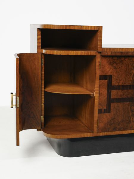 MANIFATTURA ITALIANA : Credenza a quattro ante  - Asta Asta 494 | DESIGN E ARTI DECORATIVE DEL NOVECENTO Online - Associazione Nazionale - Case d'Asta italiane