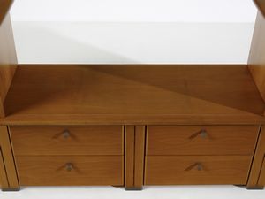 SCARPA AFRA (1937-2011) & TOBIA (n. 1935) : Credenza ad ante e cassetti della serie Mou per Molteni, Giussano  - Asta Asta 494 | DESIGN E ARTI DECORATIVE DEL NOVECENTO Online - Associazione Nazionale - Case d'Asta italiane