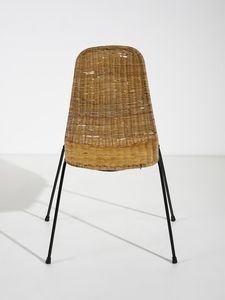 LEGLER GIAN FRANCO  (n. 1922) : Sei sedie mod. Basket  - Asta Asta 494 | DESIGN E ARTI DECORATIVE DEL NOVECENTO Online - Associazione Nazionale - Case d'Asta italiane