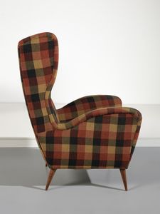 MANIFATTURA ITALIANA : Coppia di poltrone bergere  - Asta Asta 494 | DESIGN E ARTI DECORATIVE DEL NOVECENTO Online - Associazione Nazionale - Case d'Asta italiane