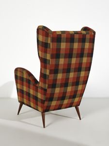 MANIFATTURA ITALIANA : Coppia di poltrone bergere  - Asta Asta 494 | DESIGN E ARTI DECORATIVE DEL NOVECENTO Online - Associazione Nazionale - Case d'Asta italiane