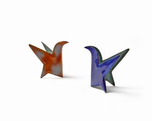 GIO PONTI (1891-1979) & PAOLO DE POLI (1905-1996) : Due uccelli  - Asta Asta 494 | DESIGN E ARTI DECORATIVE DEL NOVECENTO Online - Associazione Nazionale - Case d'Asta italiane