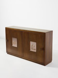 BORSANI OSVALDO (1911 - 1985) : Credenza ad ante scorrevoli  - Asta Asta 494 | DESIGN E ARTI DECORATIVE DEL NOVECENTO Online - Associazione Nazionale - Case d'Asta italiane