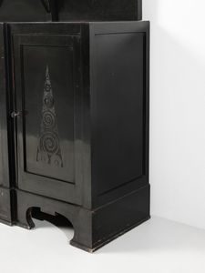 MAGGIONI GINO (1898 - 1955) : Credenza per Atelier di Varedo  - Asta Asta 494 | DESIGN E ARTI DECORATIVE DEL NOVECENTO Online - Associazione Nazionale - Case d'Asta italiane