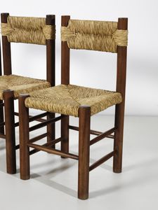 PERRIAND CHARLOTTE  (1903 - 1999) : nello stile di. Otto sedie  - Asta Asta 494 | DESIGN E ARTI DECORATIVE DEL NOVECENTO Online - Associazione Nazionale - Case d'Asta italiane