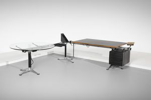 BURDICK BRUCE - Grande scrivania a L della serie Burdick Group per Herman Miller, USA