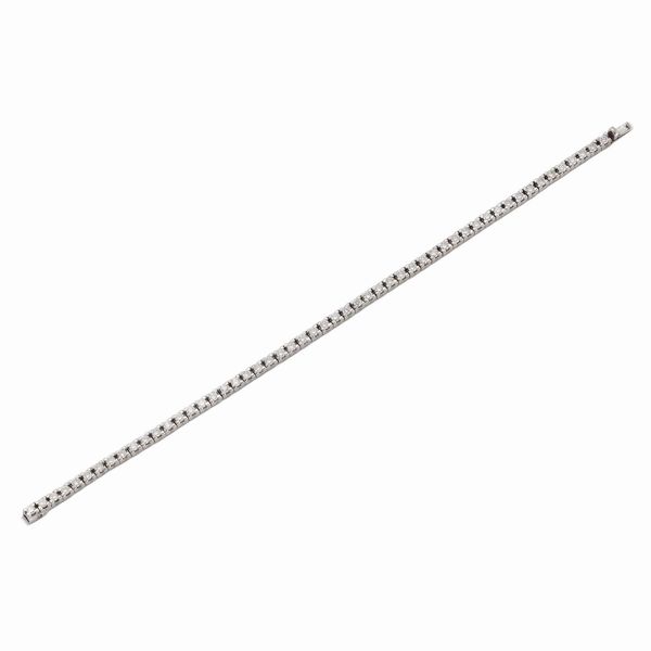 BRACCIALE TENNIS CON DIAMANTI  - Asta GIOIELLI - Associazione Nazionale - Case d'Asta italiane