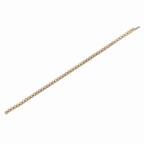 BRACCIALE TENNIS CON DIAMANTI  - Asta GIOIELLI - Associazione Nazionale - Case d'Asta italiane