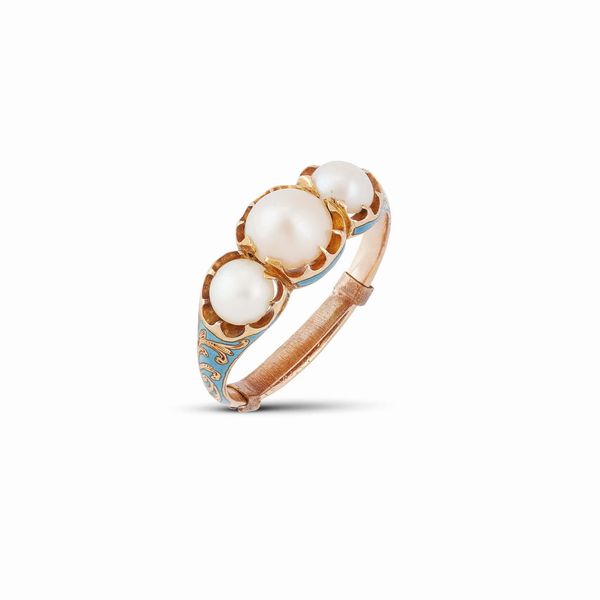 ANELLO CON PERLE  - Asta GIOIELLI - Associazione Nazionale - Case d'Asta italiane