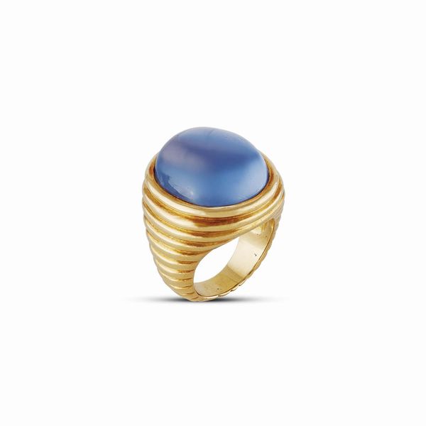 bulgari : BULGARI GRANDE ANELLO CON ZAFFIRO  - Asta GIOIELLI - Associazione Nazionale - Case d'Asta italiane