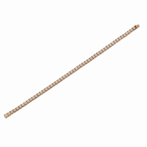 BRACCIALE TENNIS CON DIAMANTI  - Asta GIOIELLI - Associazione Nazionale - Case d'Asta italiane