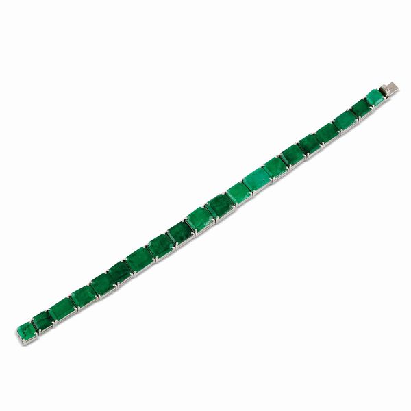 BRACCIALE CON SMERALDI  - Asta GIOIELLI - Associazione Nazionale - Case d'Asta italiane